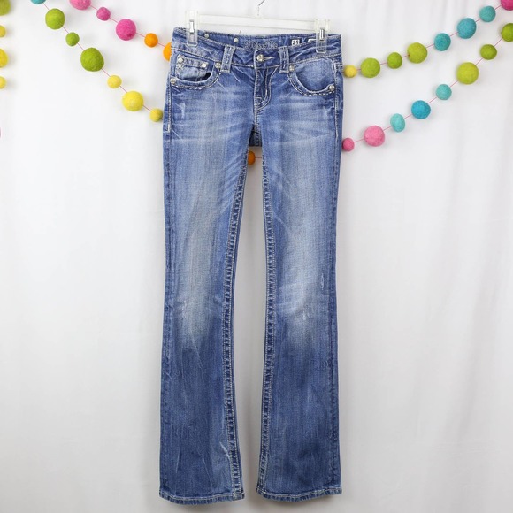 Miss Me Denim - Miss Me Boot Cut 25 Rhinestone Embellished